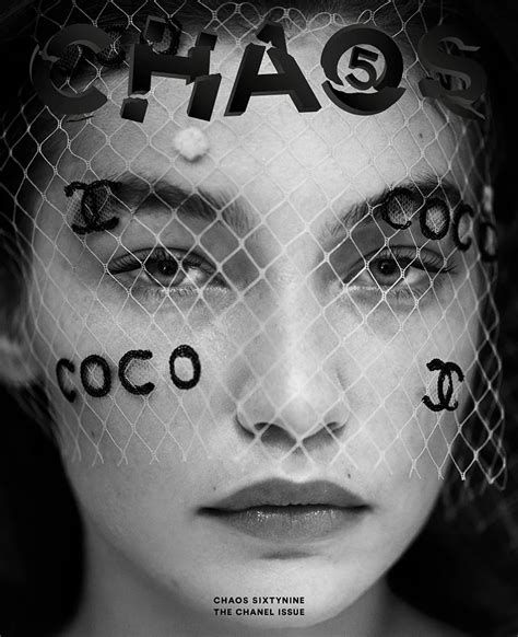 Gigi Hadid Poses in Chanel Looks for Chaos 